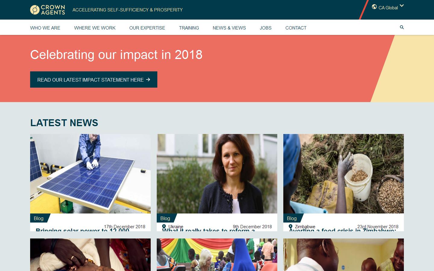 Crown Agents Ltd Website