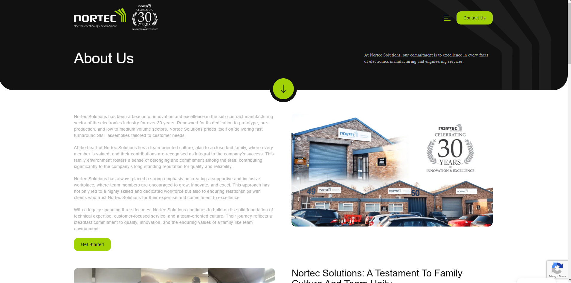Nortec Solutions Ltd Website