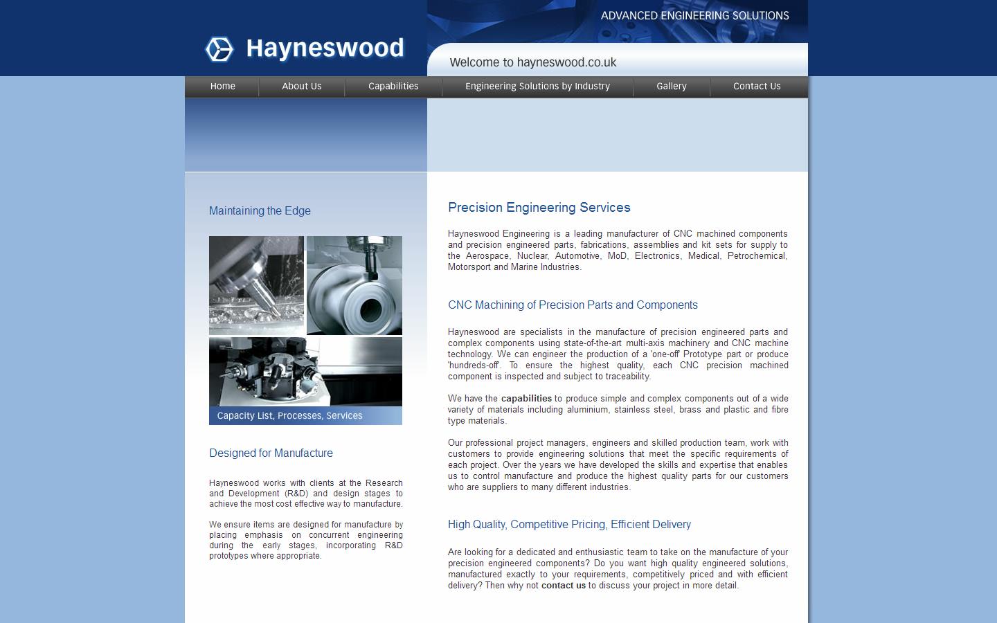Hayneswood Website