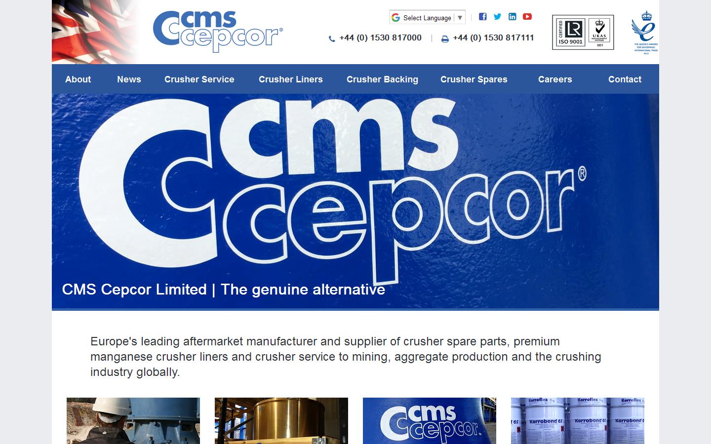 C M S Cepcor Website