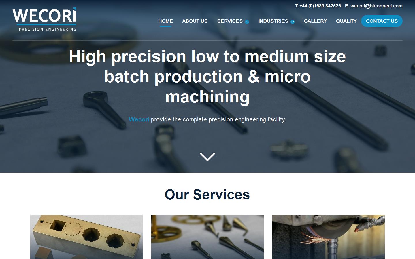 Wecori Ltd Website