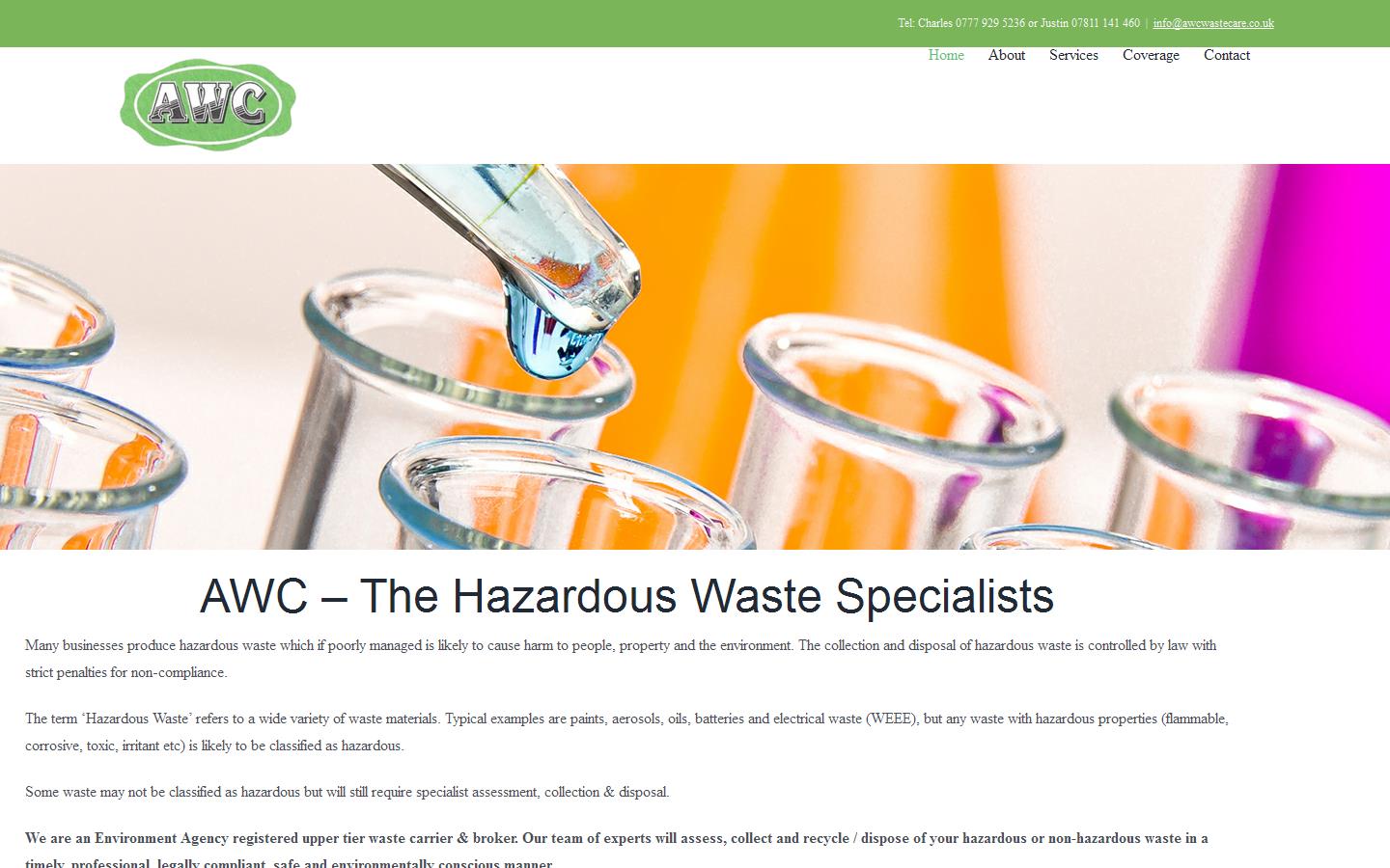 AWC Waste Care Ltd Website