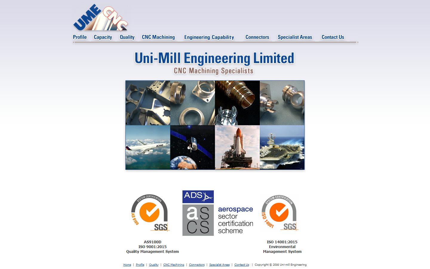 Uni-mill Engineering Ltd Website