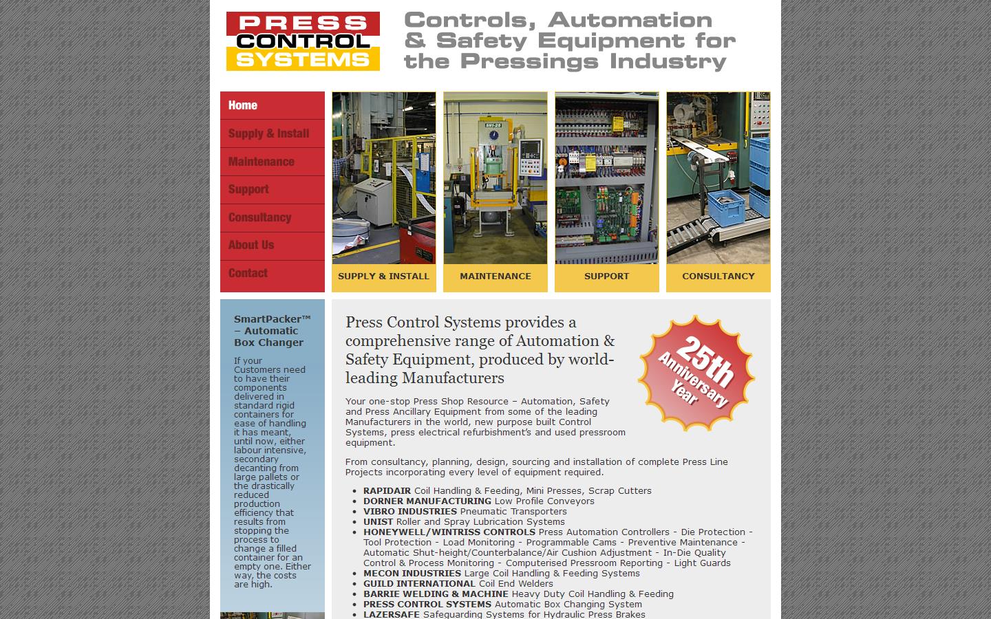 Press Control Systems Website