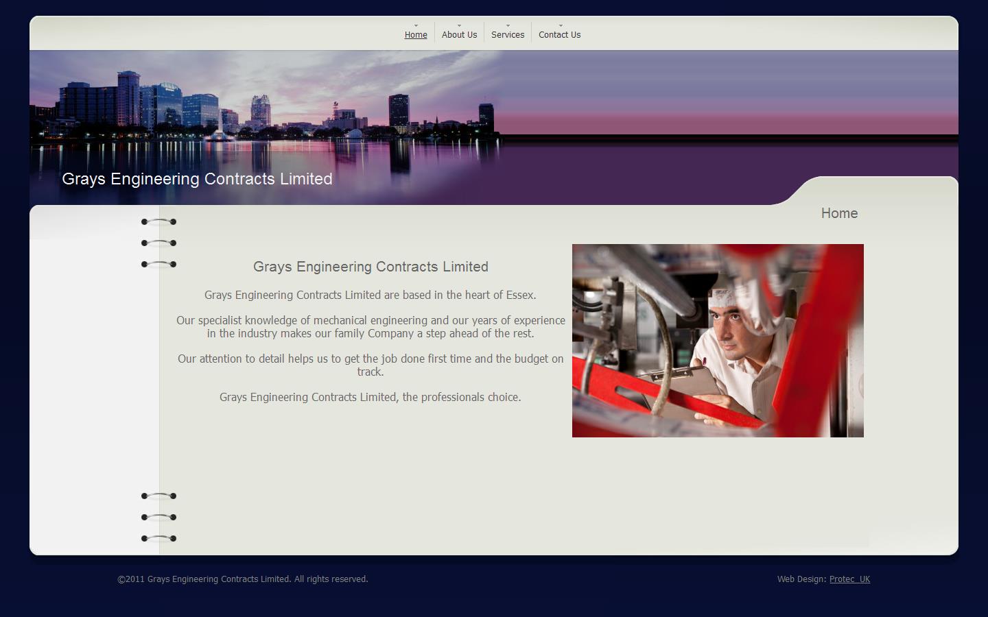 Gray''s Engineering Contracts Ltd Website