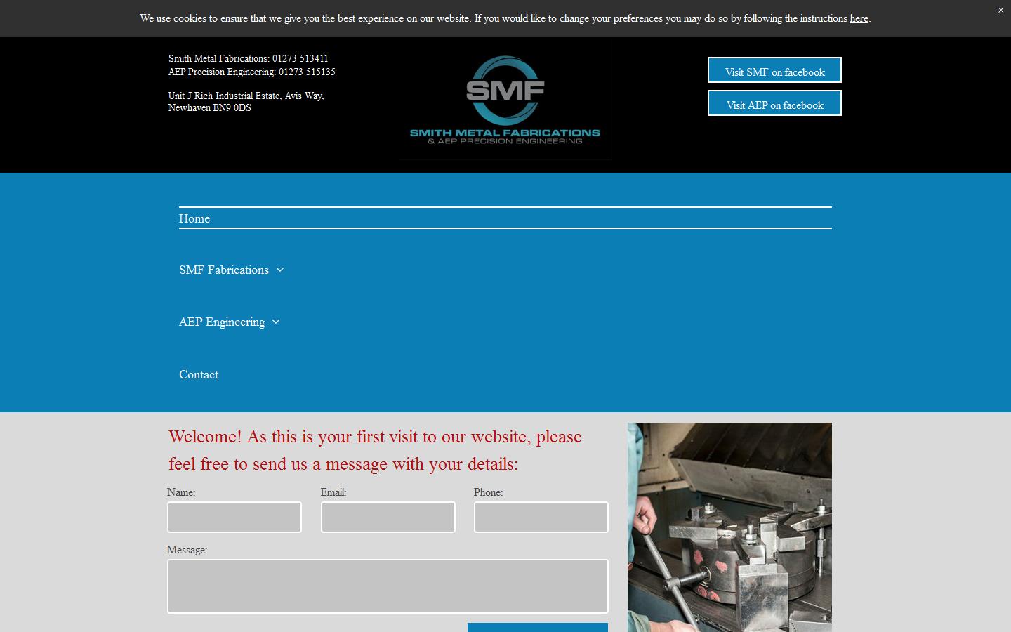 Smith Metal Fabrications Ltd Website
