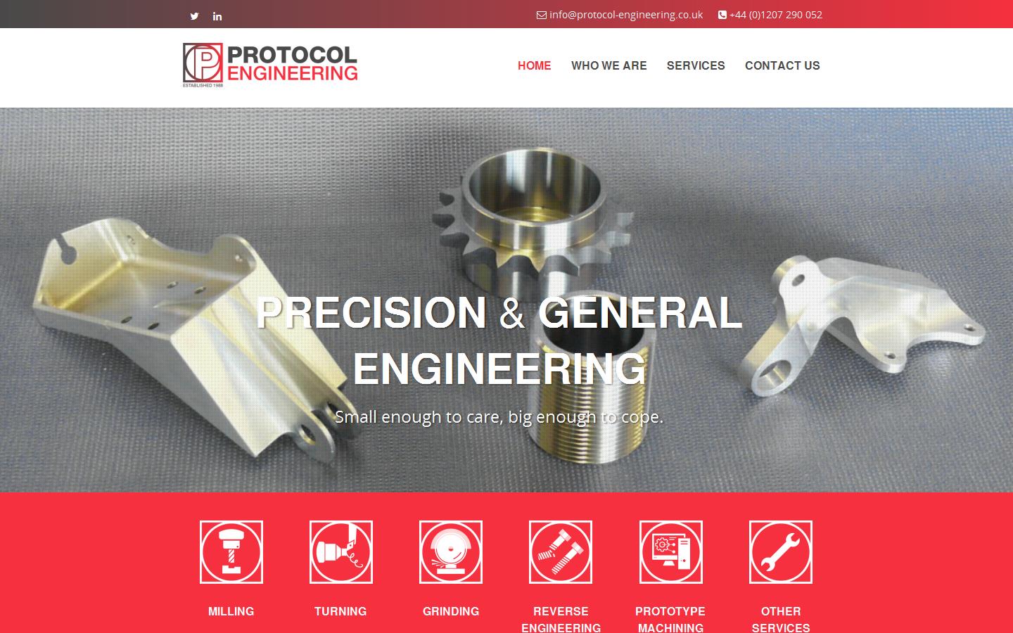 Protocol Engineering Ltd Website
