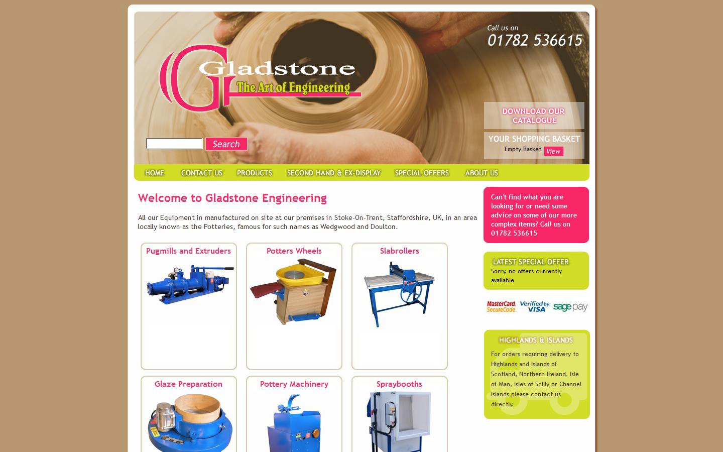 Gladstone Engineering Ltd Website