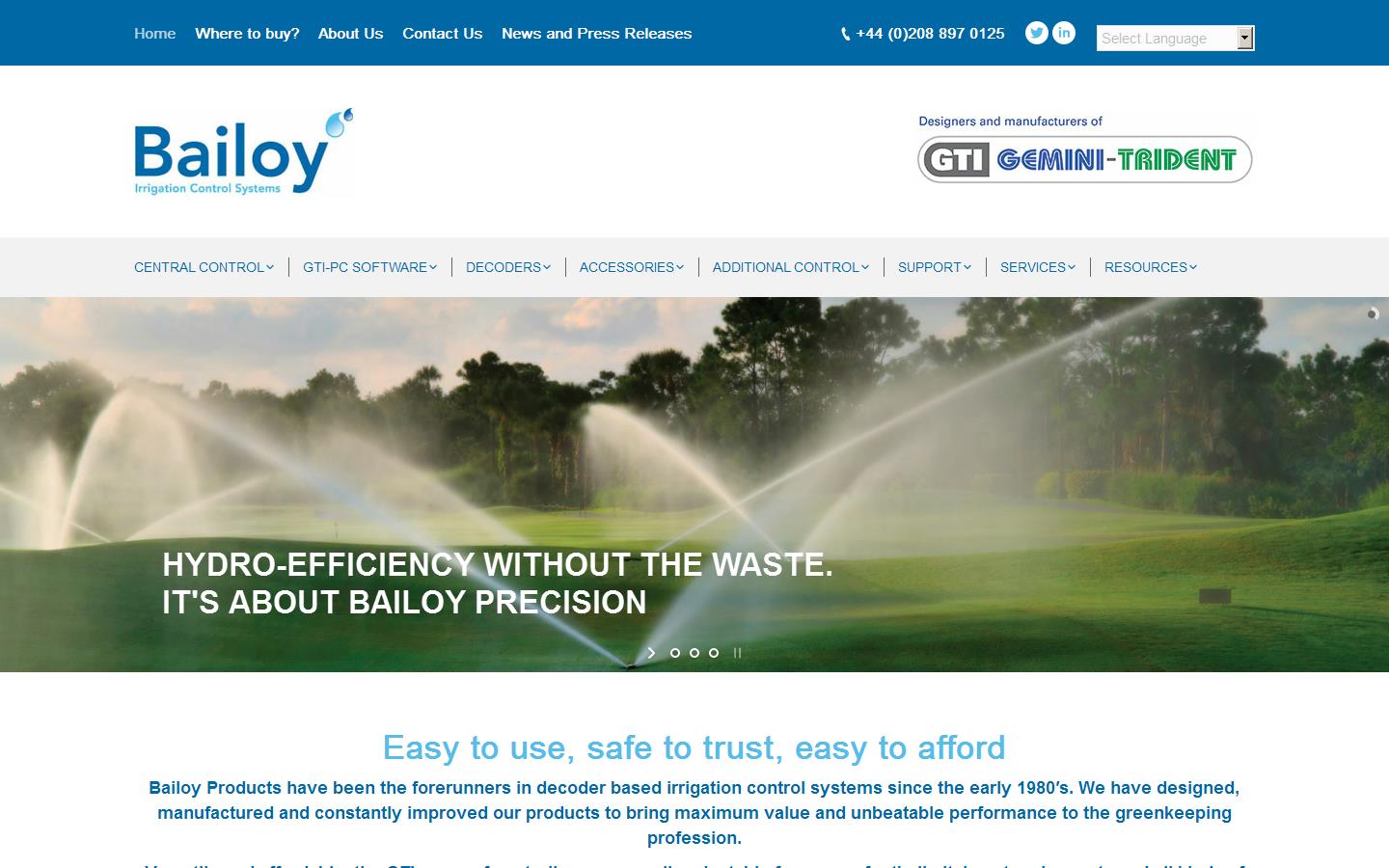 Bailoy Products Website