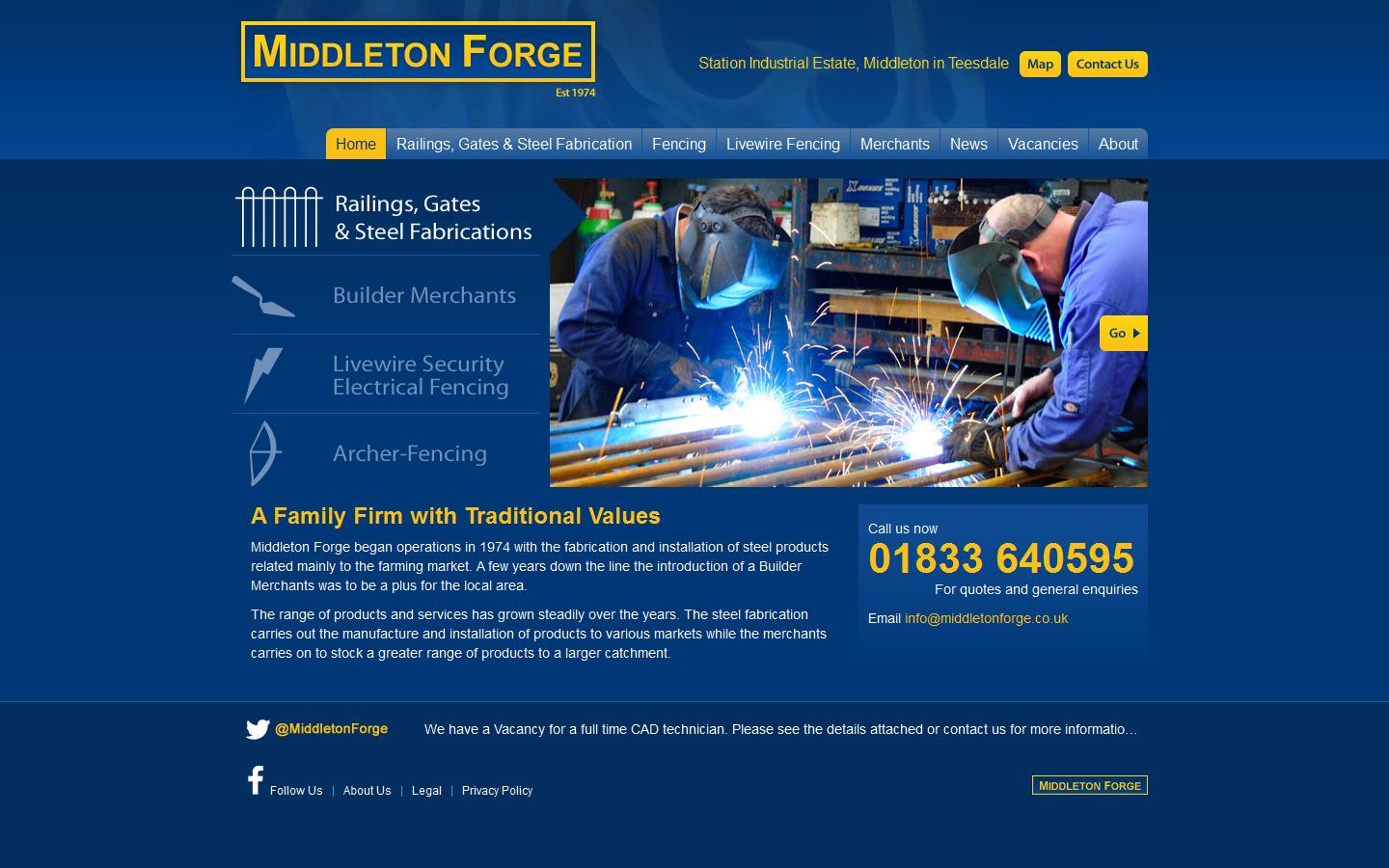 Middleton Forge Website