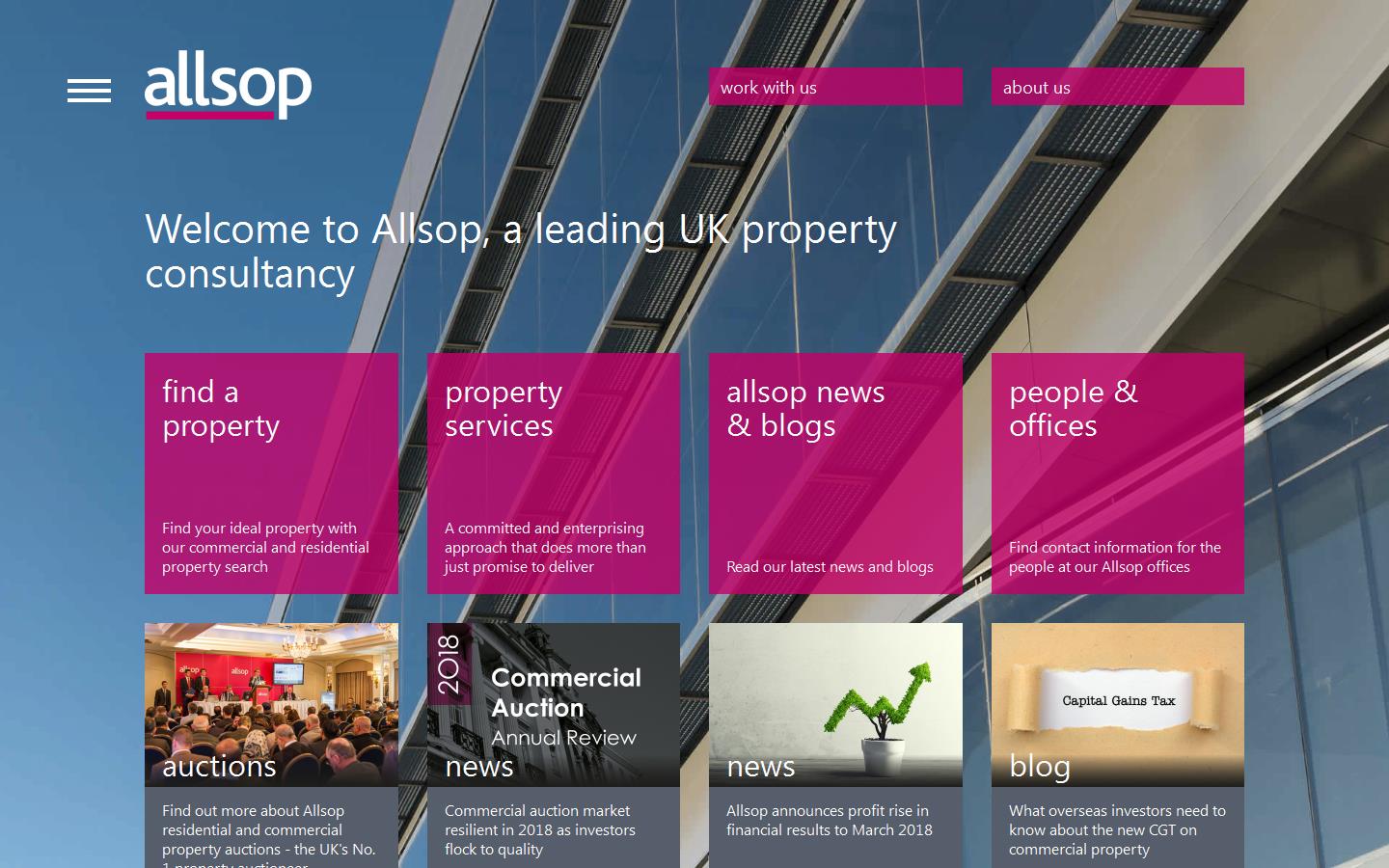 Allsop Website