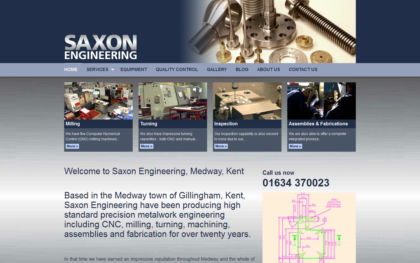 Saxon Engineering Website