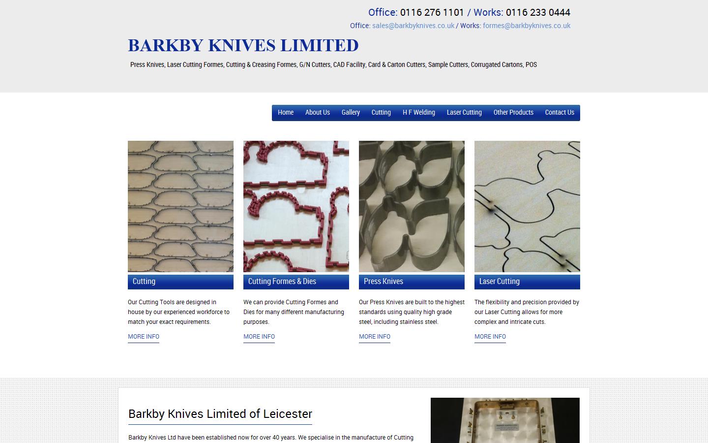 Barkby Knives Ltd Website