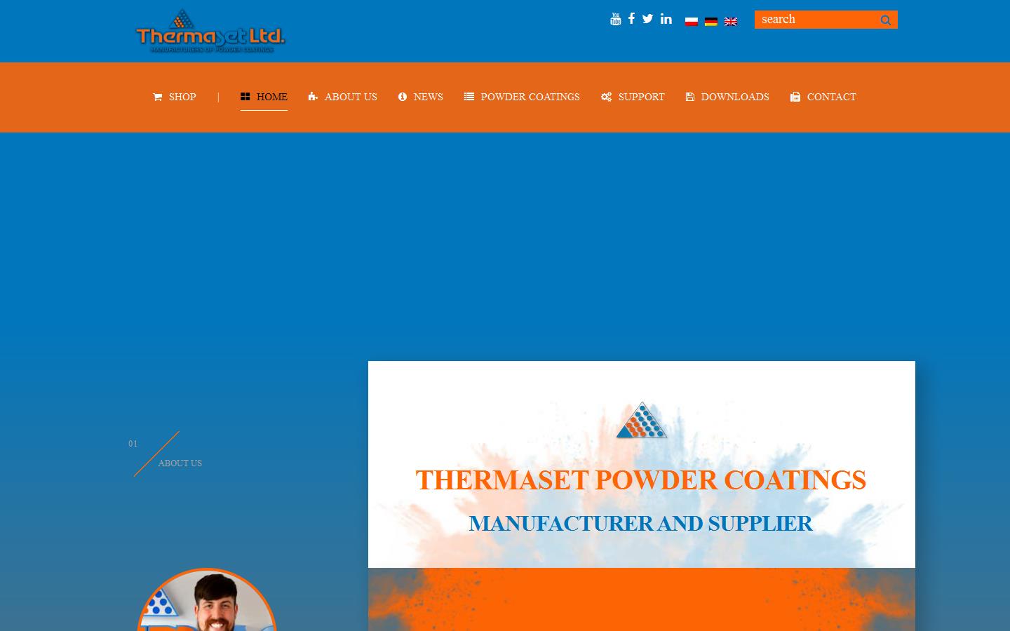 Thermaset Ltd Website