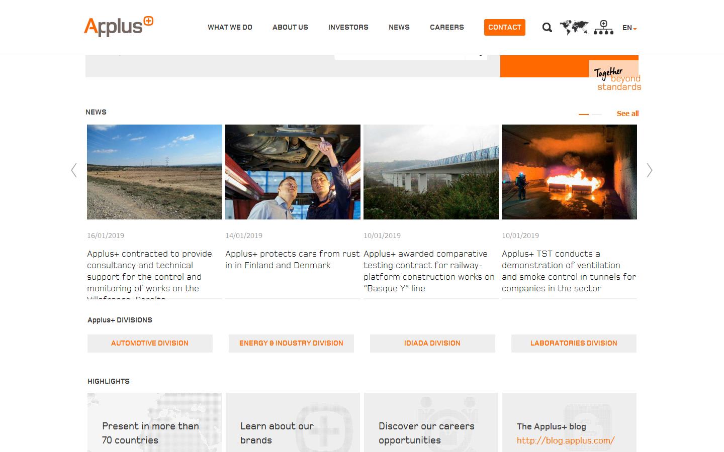 Applus Website