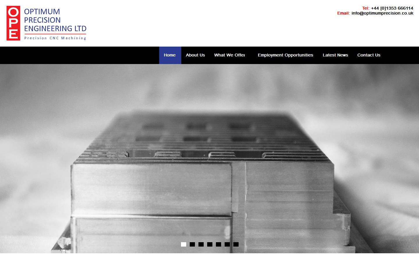 Optimum Precision Engineering Ltd Website