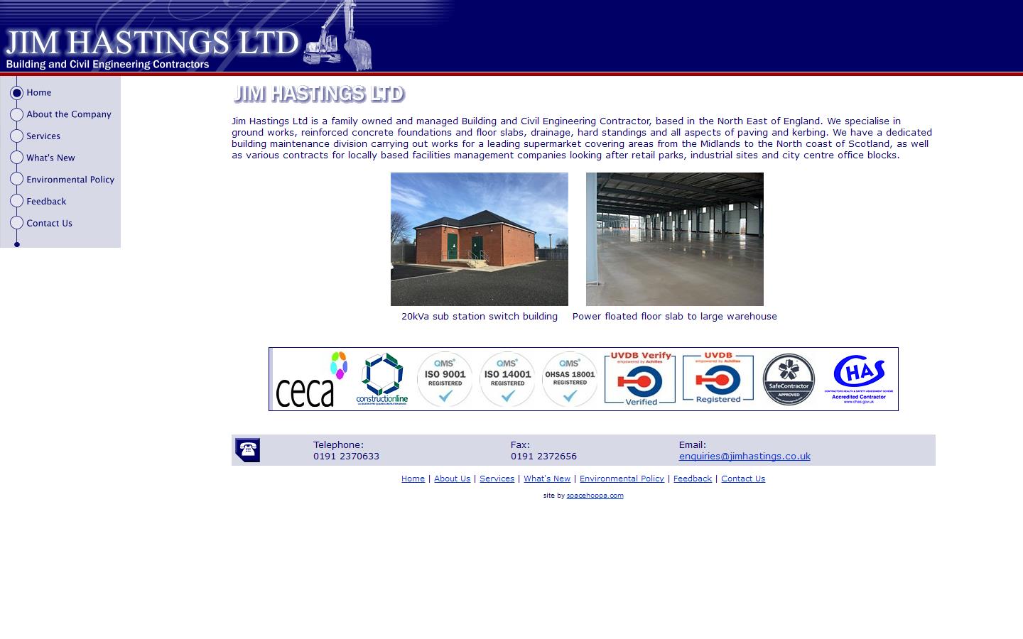 Jim Hastings Ltd Website