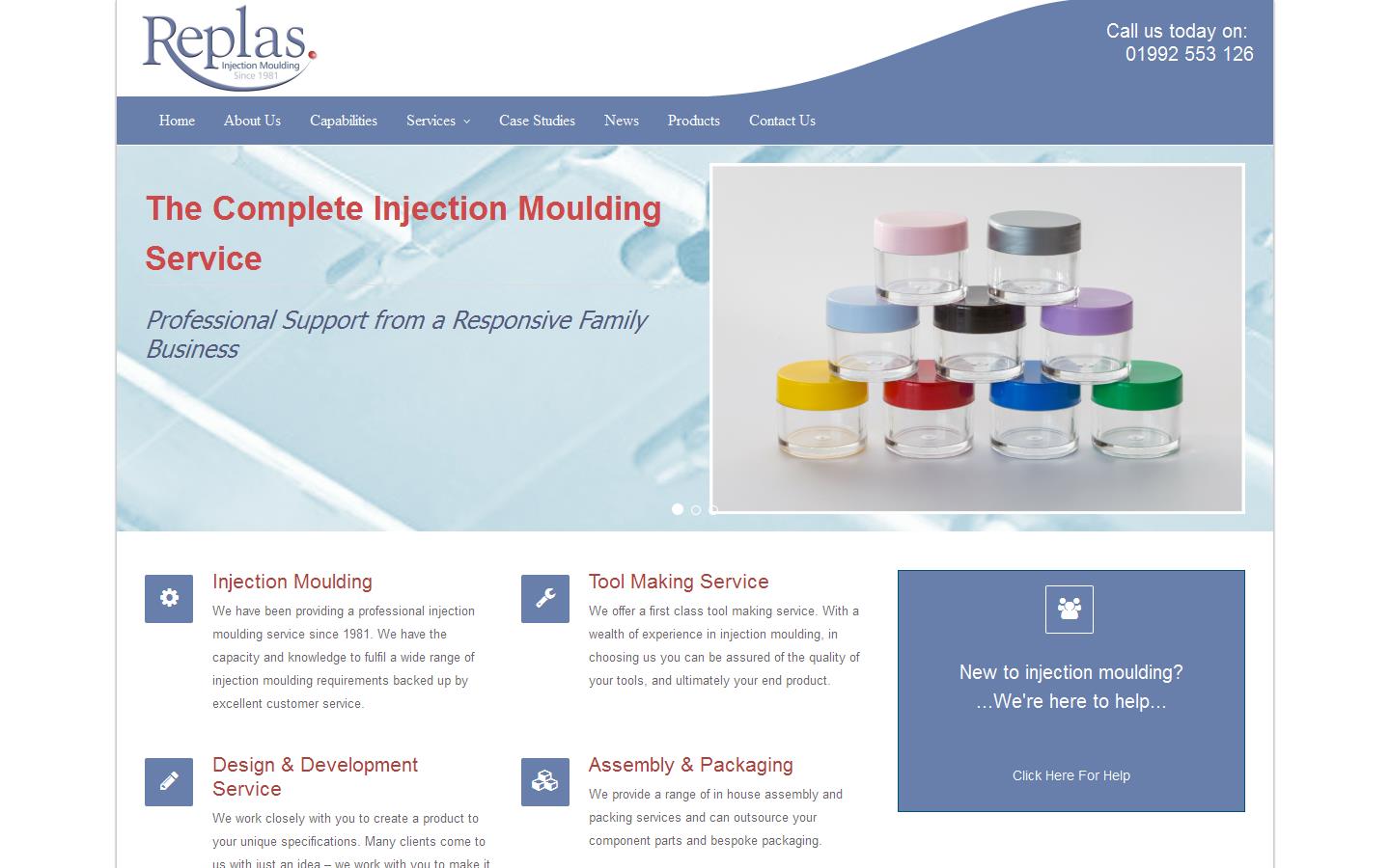 Replas Machinery Ltd Website