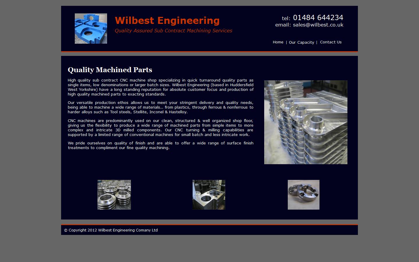 Wilbest Engineering Website