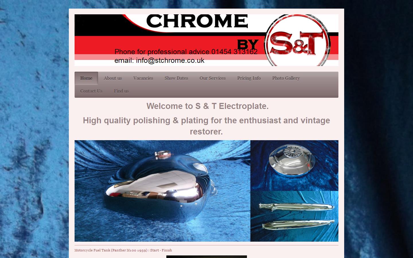 S & T Electroplate Website