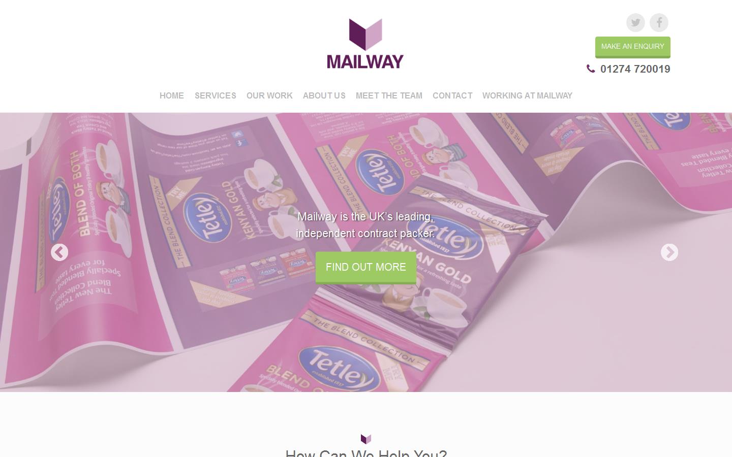Mailway Packaging Solutions Ltd Website