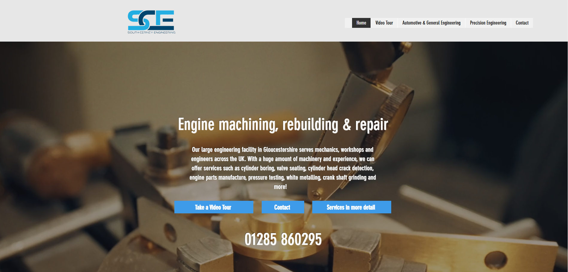 South Cerney Engineering Ltd Website