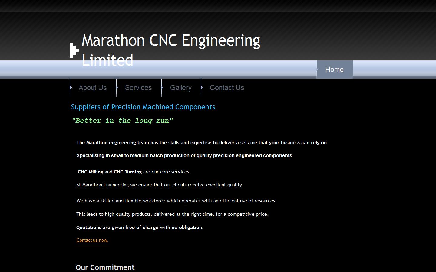 Marathon C N C Engineering Ltd Website
