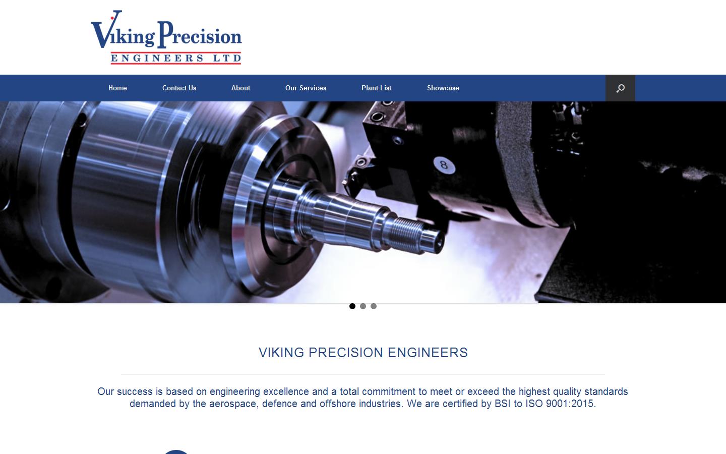 Viking Precision Engineers Ltd Website