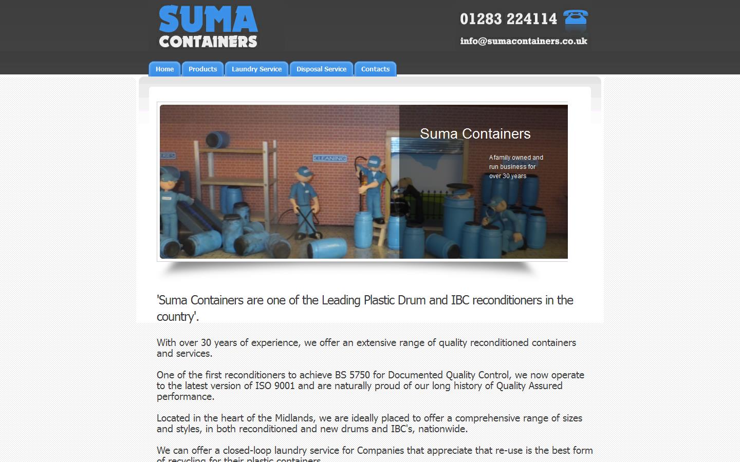 Suma Containers Website