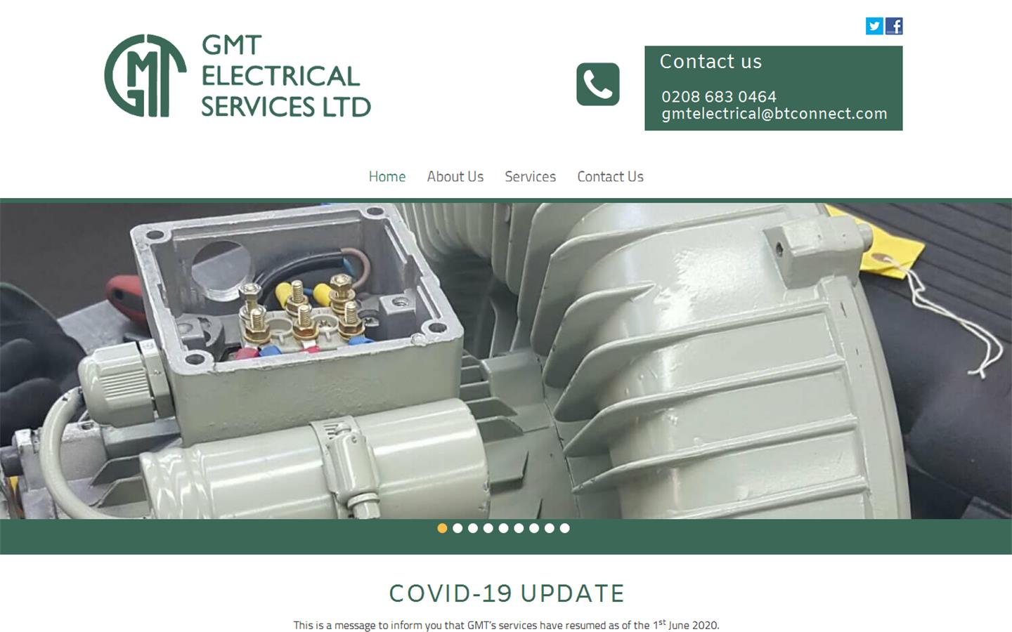 G M T Electrical Services Ltd Website