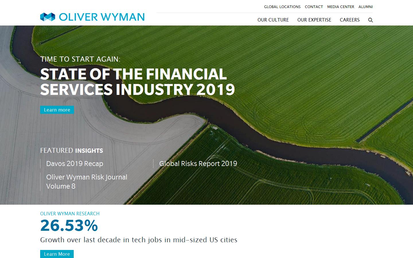 Oliver Wyman Website
