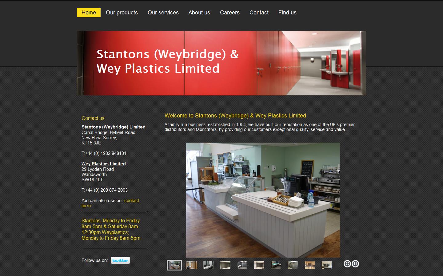Stantons Weybridge & Wey Plastics Ltd Website