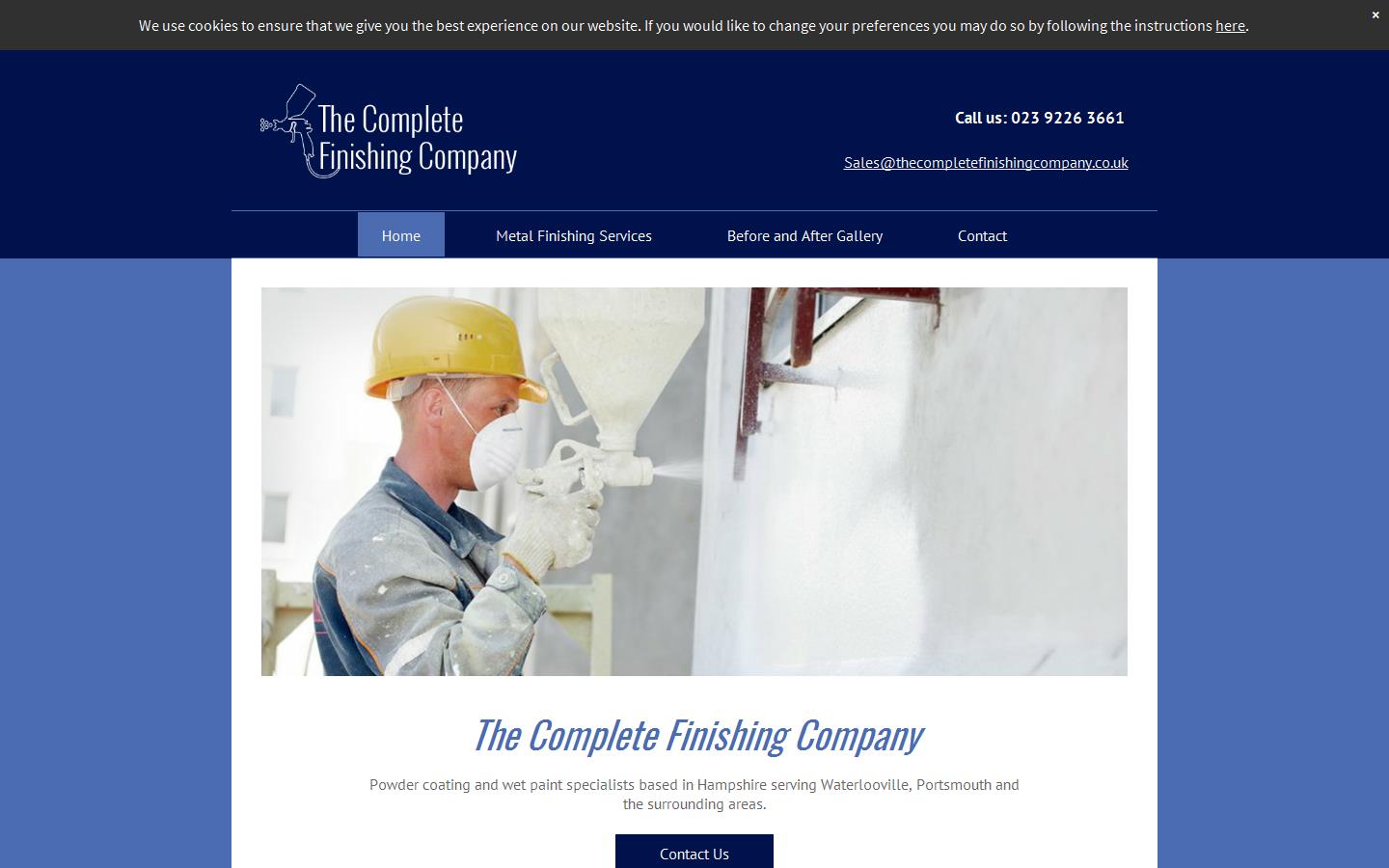 The Complete Finishing Company Website