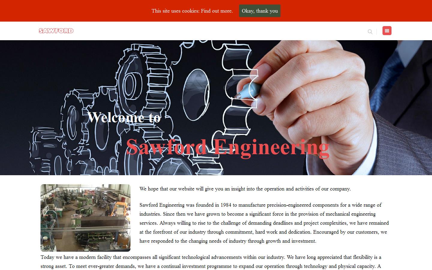Sawford Engineering Website