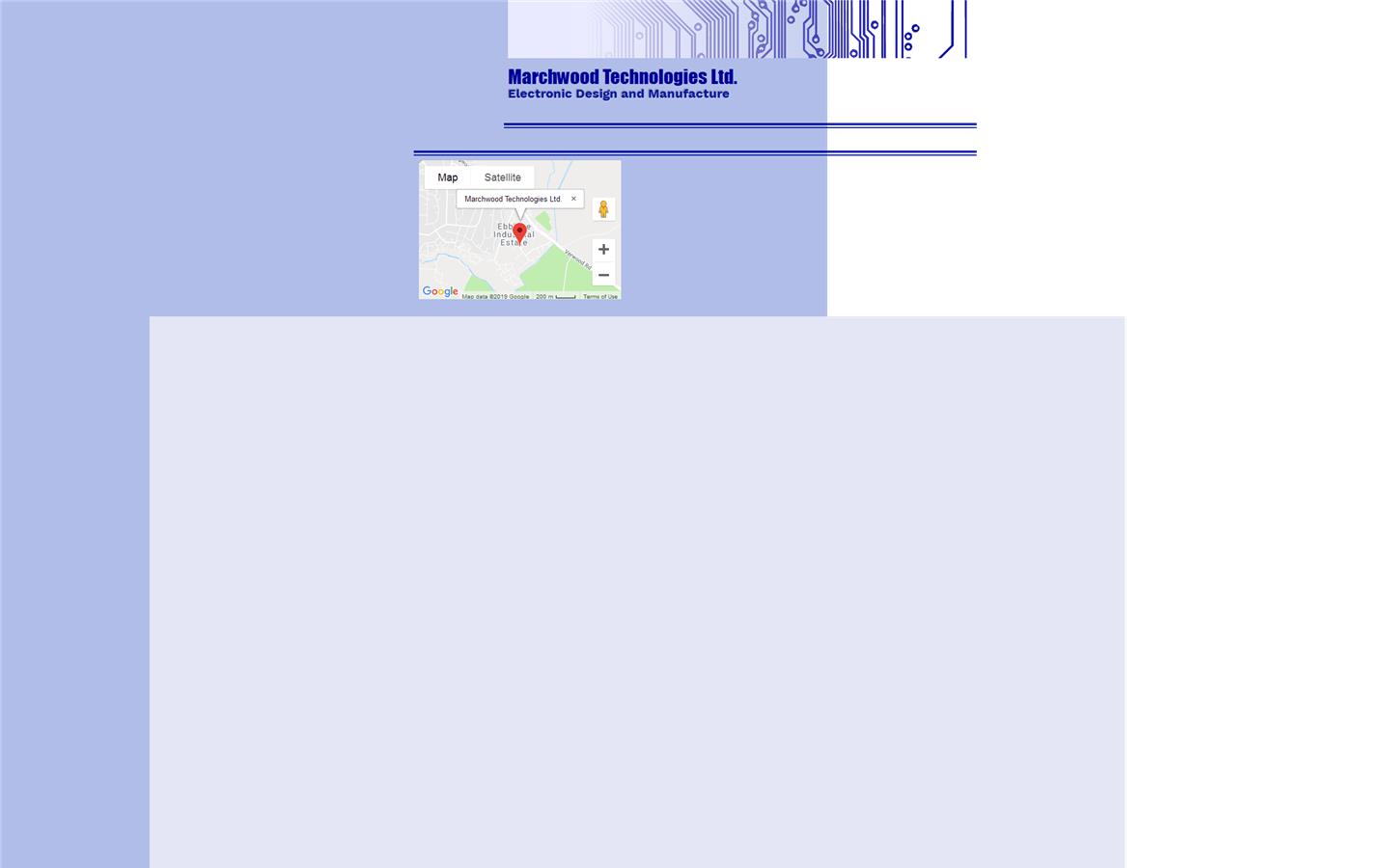 Marchwood Technologies Ltd Website