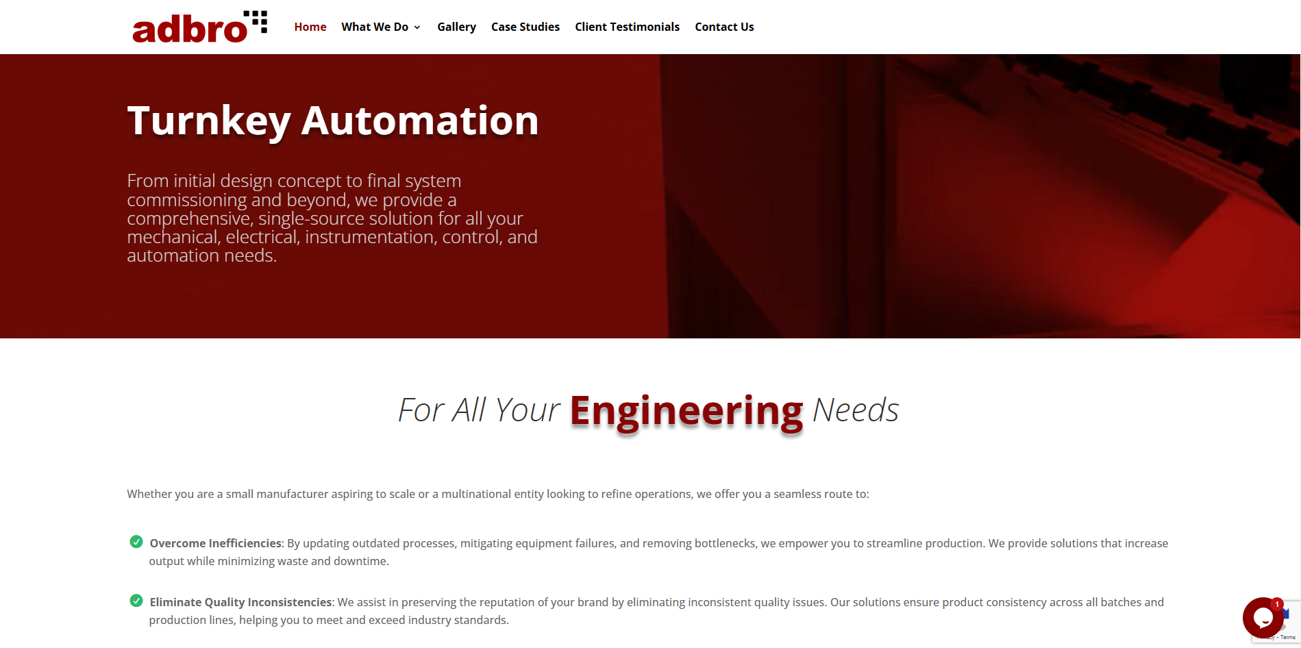 Adbro Controls Ltd Website