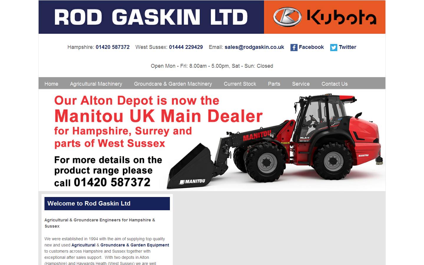 Rod Gaskin Ltd Website