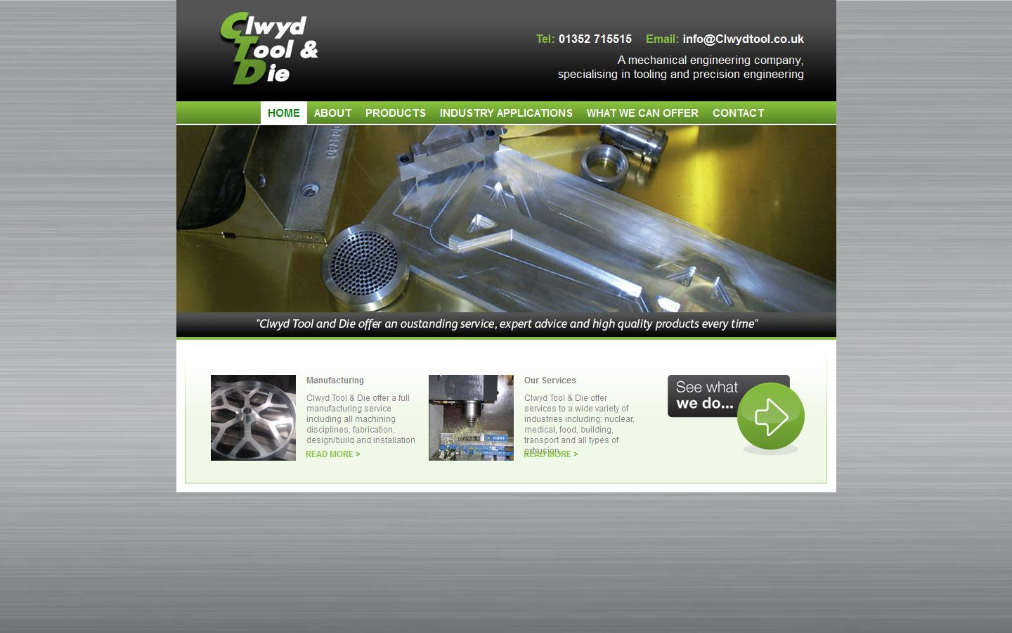 Clwyd Tool & Die Website