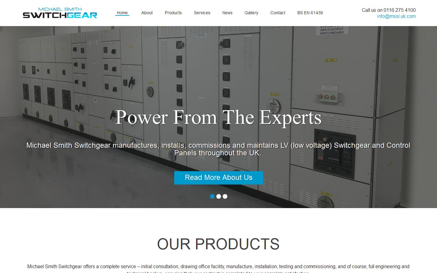 Michael Smith Switchgear Website