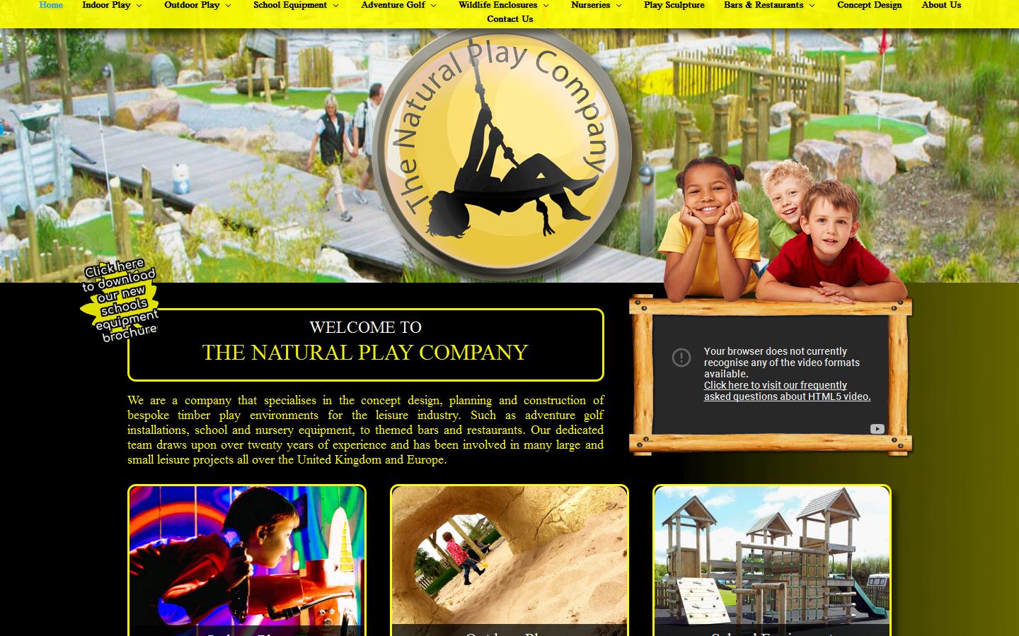 The Natural Play Company Website