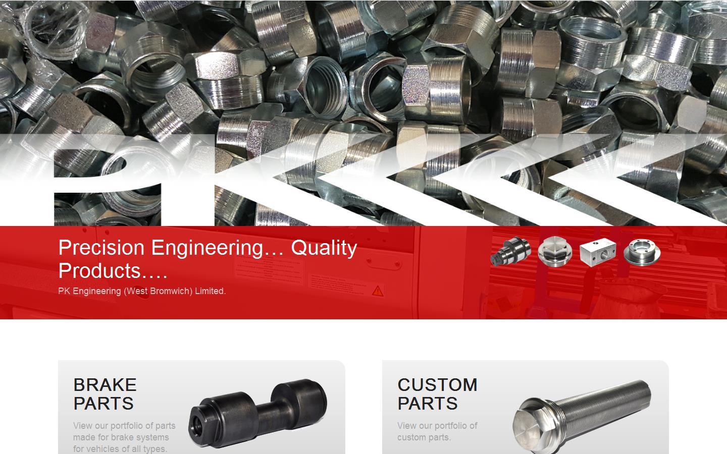 P K Engineering West Bromwich Ltd Website