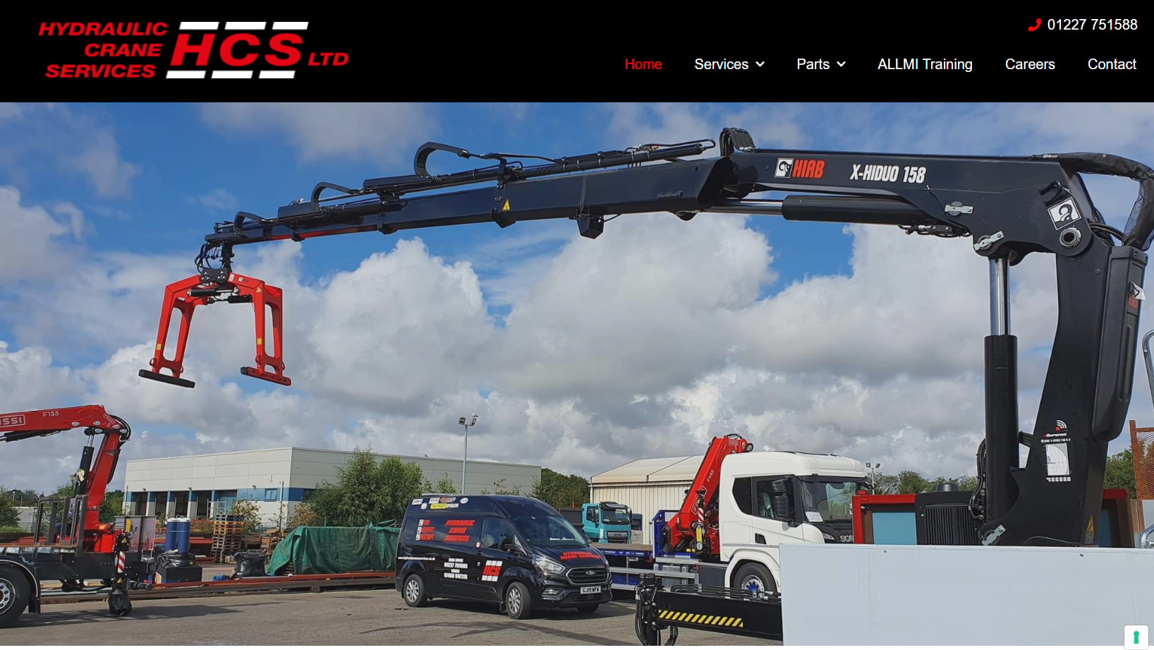 Hydraulic Crane Services Ltd Website