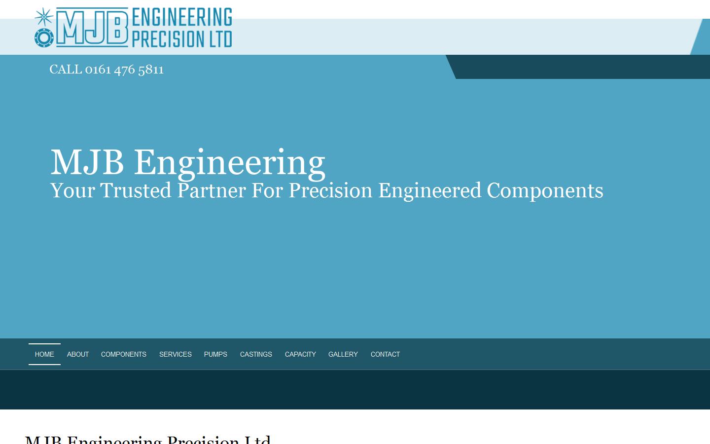 M J B Engineering Precision Ltd Website