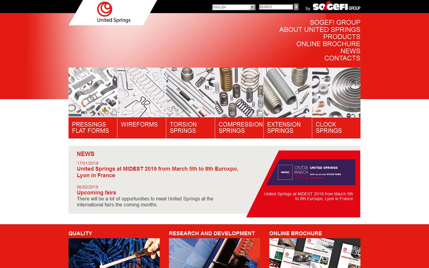 United Springs Website