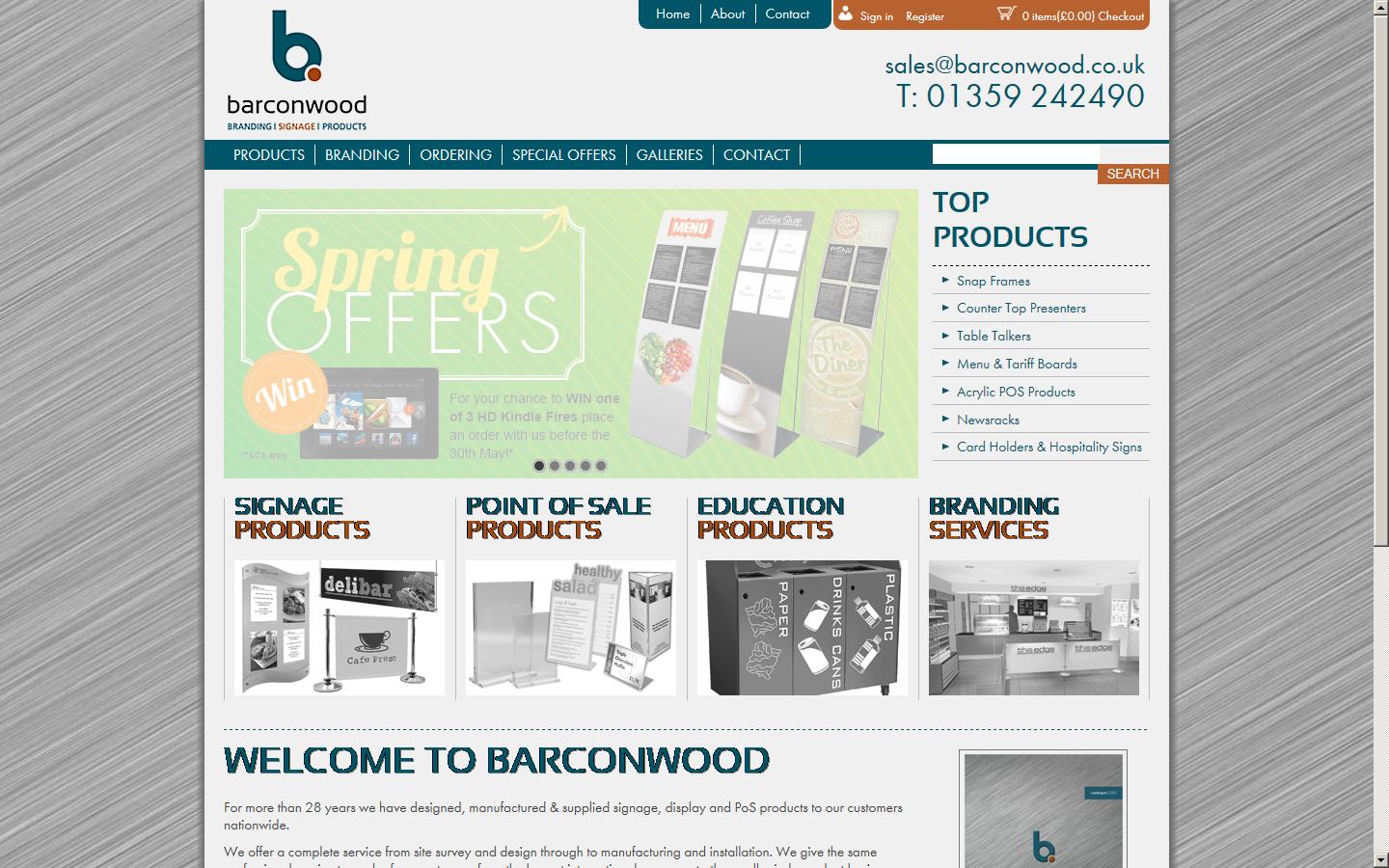 Barconwood Ltd Website