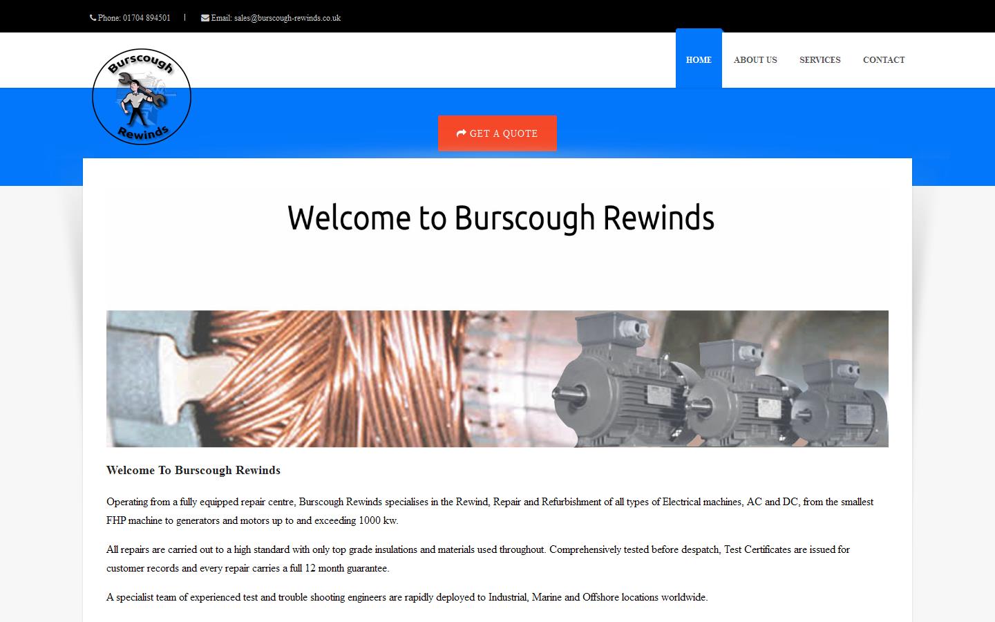 Burscough Rewinds Website