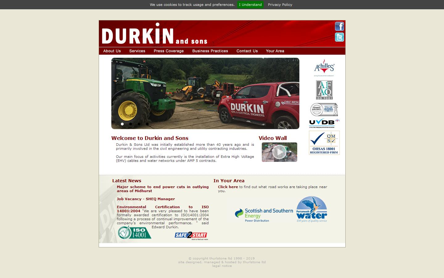 Durkin & Sons Website