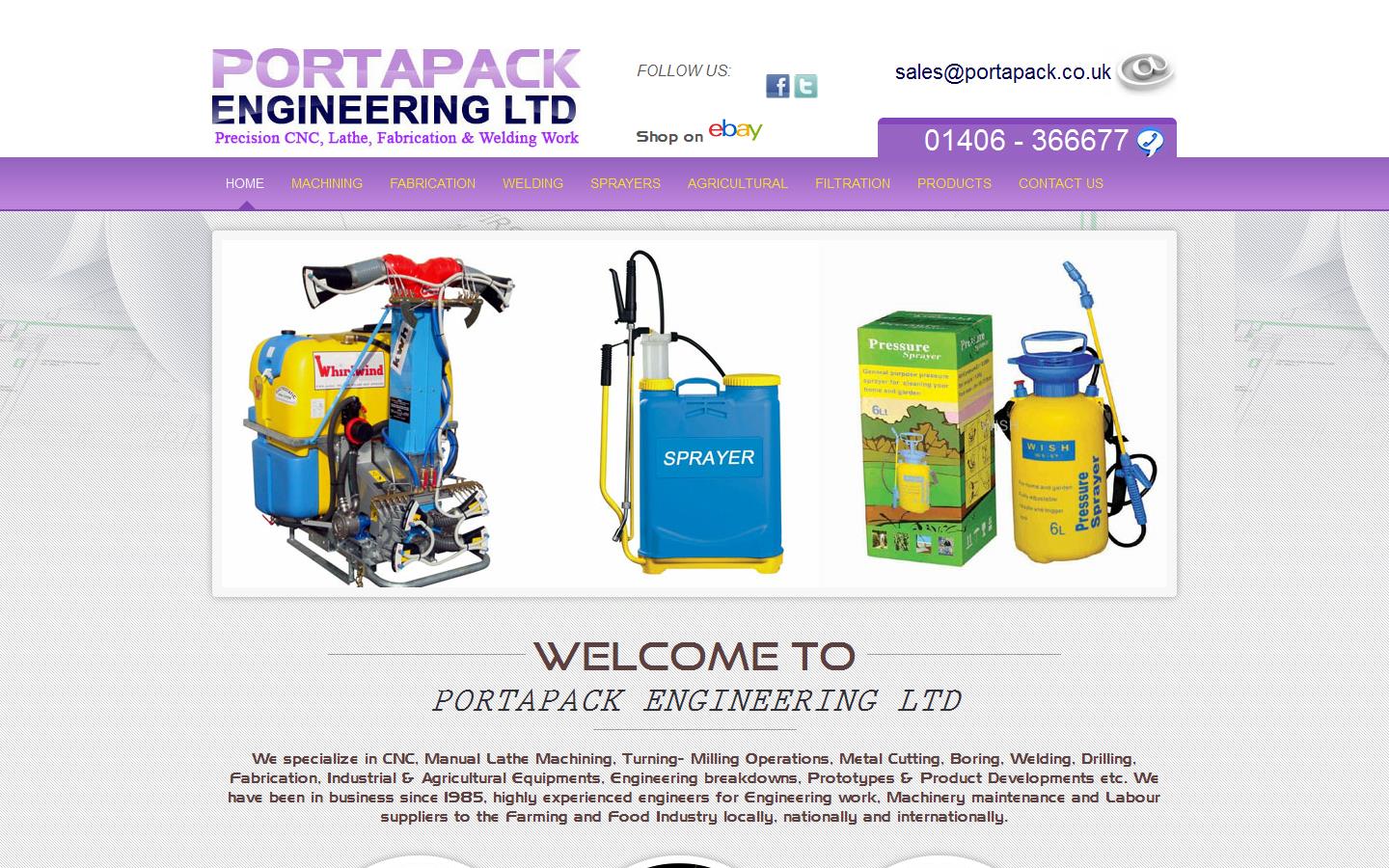 Portapack Engineering Ltd Website