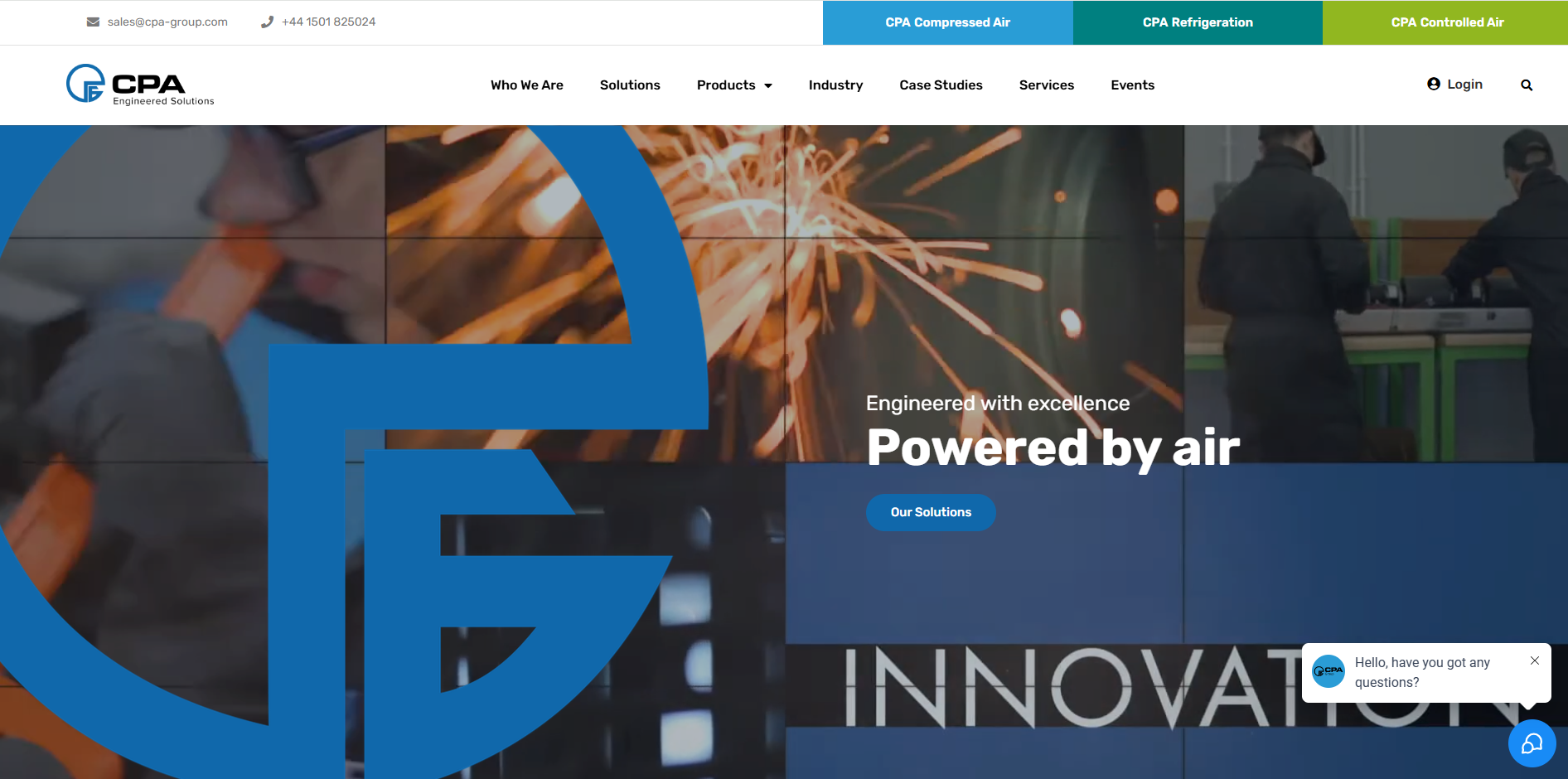 CPA Engineered Solutions Ltd Website