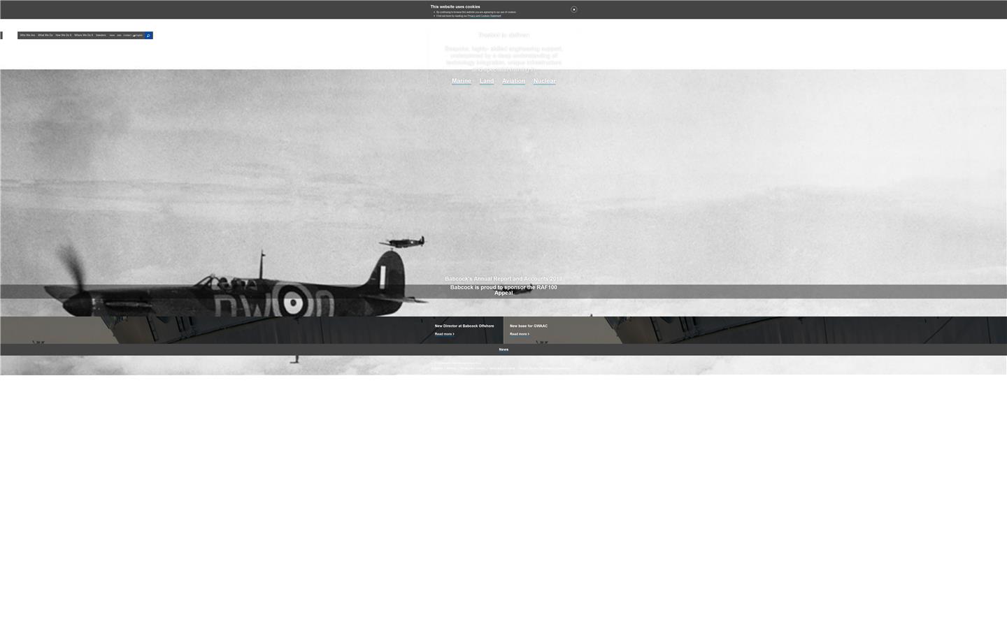 Babcock Training Ltd Website